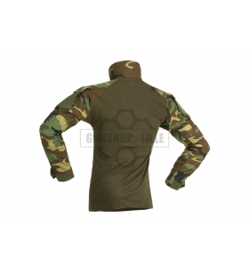 Invader Gear Combat Shirt Woodland XXL