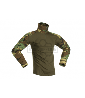 Invader Gear Combat Shirt Woodland XXL