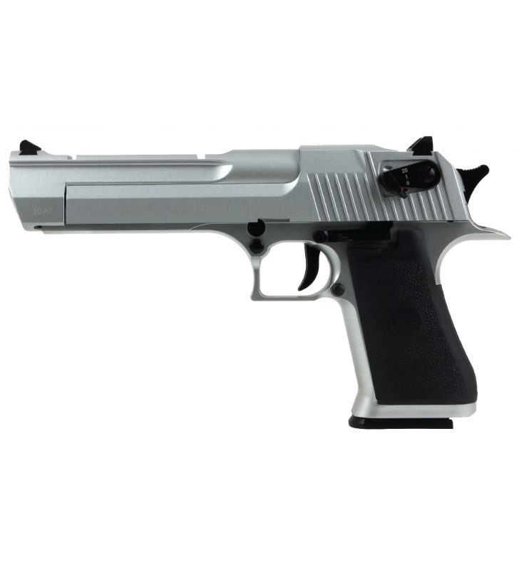 KWC Desert Eagle.50AE Co2 Silver Semi / full Auto 25BBs 1J