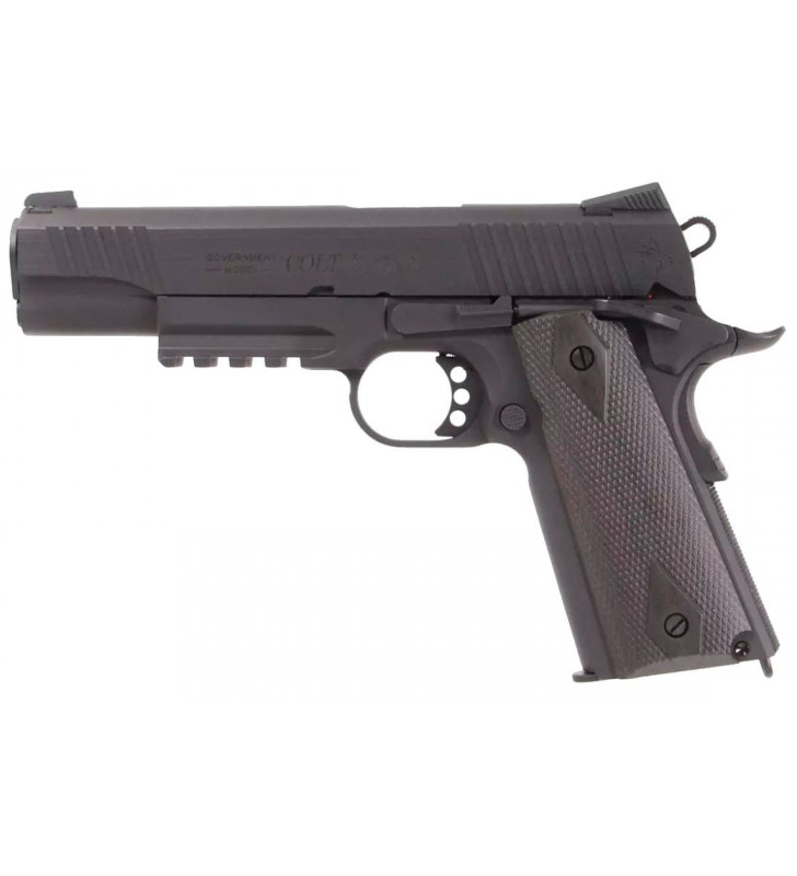 KWC Colt 1911 Co2 Rail Gun Noir 17BBS 0.9J