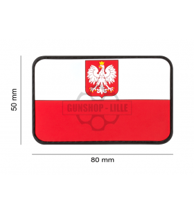 JTG Patch Poland Flag Rubber