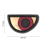 JTG Angry Eyes Rubber Patch PVC