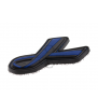 JTG Thin Blue Line Ribbon  Rubber Patch PVC