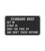 JTG Standard Briefing Rubber Patch PVC