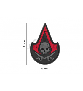 JTG Assassin Skull Patch Blackmedic