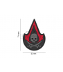 JTG Assassin Skull Patch Blackmedic