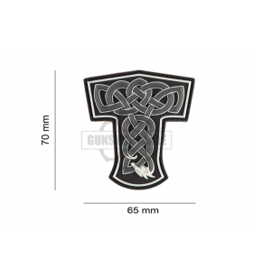 JTG Thors Hammer Dragon Rubber Patch PVC