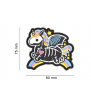 JTG Skeleton Unicorn Rubber Patch PVC