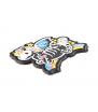 JTG Skeleton Unicorn Rubber Patch PVC