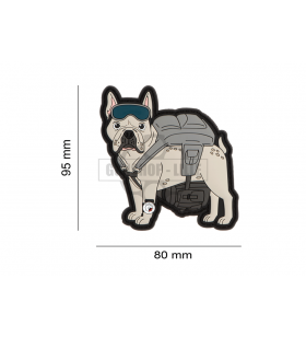 Airsoftology Patch Frenchie Paratrooper Bulldog