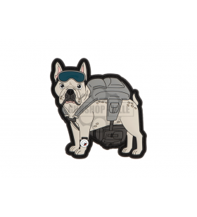 Airsoftology Patch Frenchie Paratrooper Bulldog