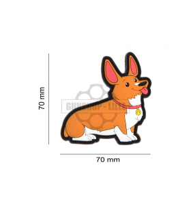 Airsoftology Patch Happy Corgi