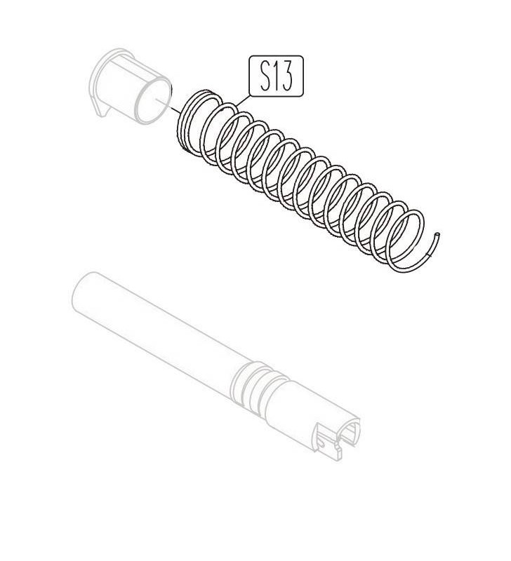 KWC Ressort Canon Externe 1911 Part-S13