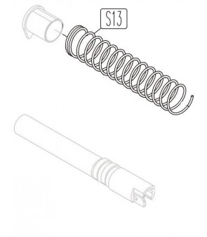 KWC Ressort Canon Externe 1911 Part-S13