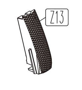 KWC Grip Rear Cover Bk 1911 Part-Z13