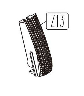 KWC Grip Rear Cover Bk 1911 Part-Z13