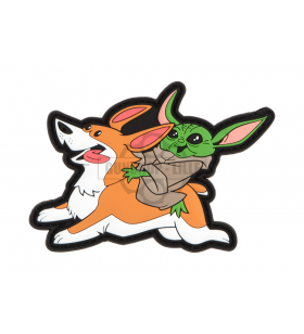 Airsoftology Patch Baby Y Riding Corgi