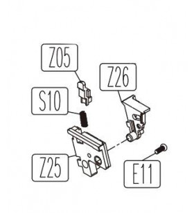 KWC Kit Knocker Lock Cover 1911 Part-Z25/S10/Z05/Z26/E11