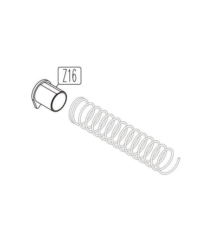 KWC Bague de Fixation Canon Externe 1911 Co2  Silver Part-Z16