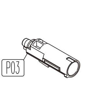 KWC Nozzle 1911 Co2 Origine Part-P03