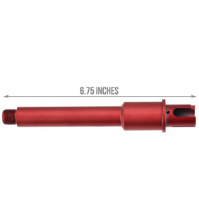 Lancer Tactical Outer Barrel Red M4 6.7" Métal