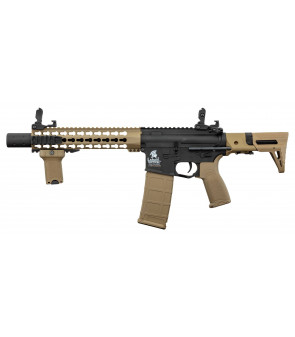 Lancer Tactical LT-19 Gen2 Silencer PDW Noir/Tan 1J (Sans batterie/chargeur)