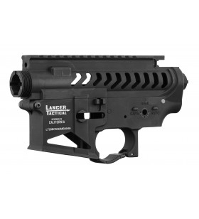 Lancer Tactical Corps Métal M4 Ajouré Noir