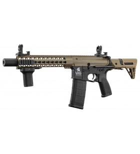 Lancer Tactical LT-19 Gen2 Silencer PDW Tan/Noir 1J (Sans batterie/chargeur)