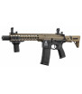 Lancer Tactical LT-19 Gen2 Silencer PDW Tan/Noir 1J (Sans batterie/chargeur)