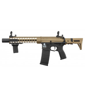 Lancer Tactical LT-19 Gen2 Silencer PDW Tan/Noir 1J (Sans batterie/chargeur)