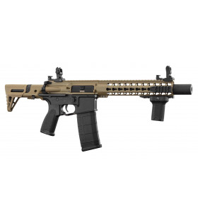 Lancer Tactical LT-19 Gen2 Silencer PDW Tan/Noir 1J (Sans batterie/chargeur)