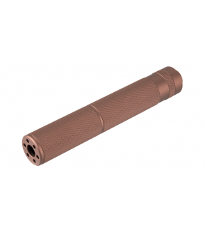 Lancer Tactical Silencieux aluminium 195mm Knurled Mock DE