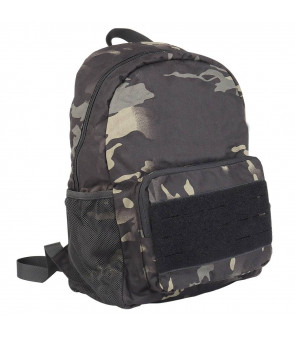 S&T Sac à Dos Repliable Multicam Black