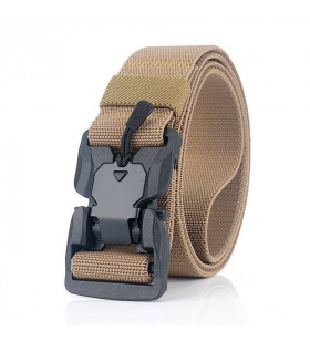 ACM Ceinture Tactique Magnétique QD Nylon Tan 3.8cm x 125cm