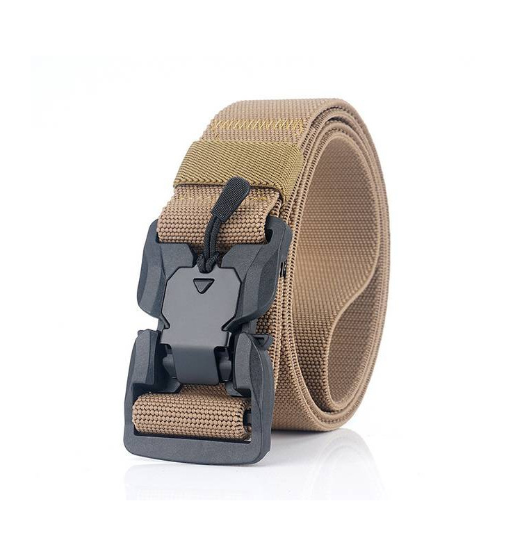 ACM Ceinture Tactique Magnétique QD Nylon Tan 3.8cm x 125cm