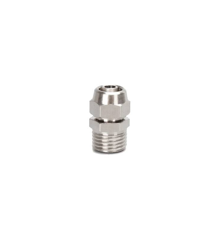 ACM Raccord 1/8 NPT Male Métal - Macroline 4mm Femelle Serrage Mecanique Métal