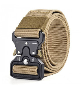 ACM Ceinture Tactique QD Métal / Nylon Tan 3.8cm x 125cm