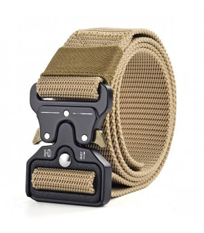 ACM Ceinture Tactique QD Métal / Nylon Tan 3.8cm x 125cm