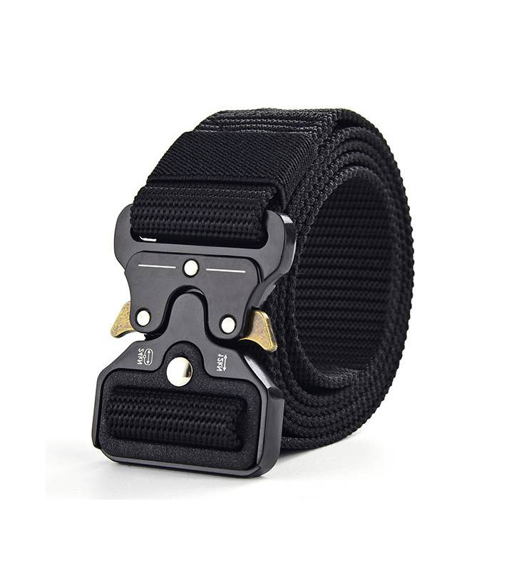 ACM Ceinture Tactique QD Métal / Nylon Noir 3.8cm x 125cm