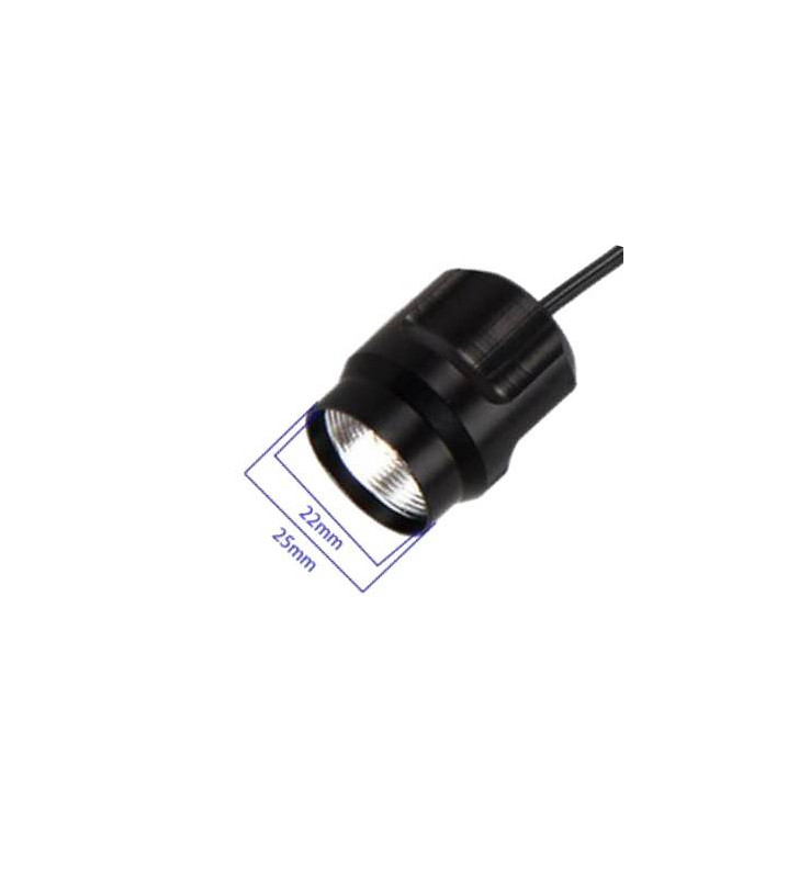 ACM Contacteur déporté / Switch Lampe C.8 22mm Noir