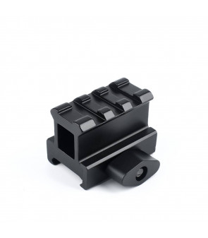 M-ETAL Réhausse de Rail Picatinny 3 Slot / 2cm Métal Noir