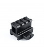 M-ETAL Réhausse de Rail Picatinny 3 Slot / 2cm Métal Noir