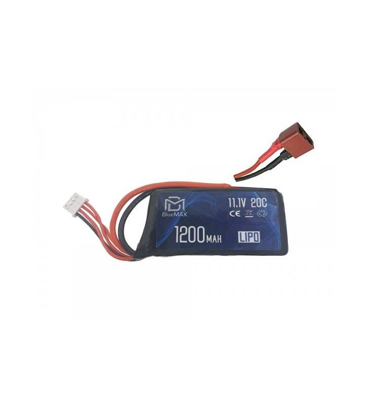 Lipo 11.1V 1200Mah Dean 20C Mono / PEQ