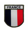 Patch Ecusson France Haute visibilité brodé sur tissu