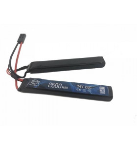 Lipo 7.4V 2600Mah Mini Tamiya 20C Double