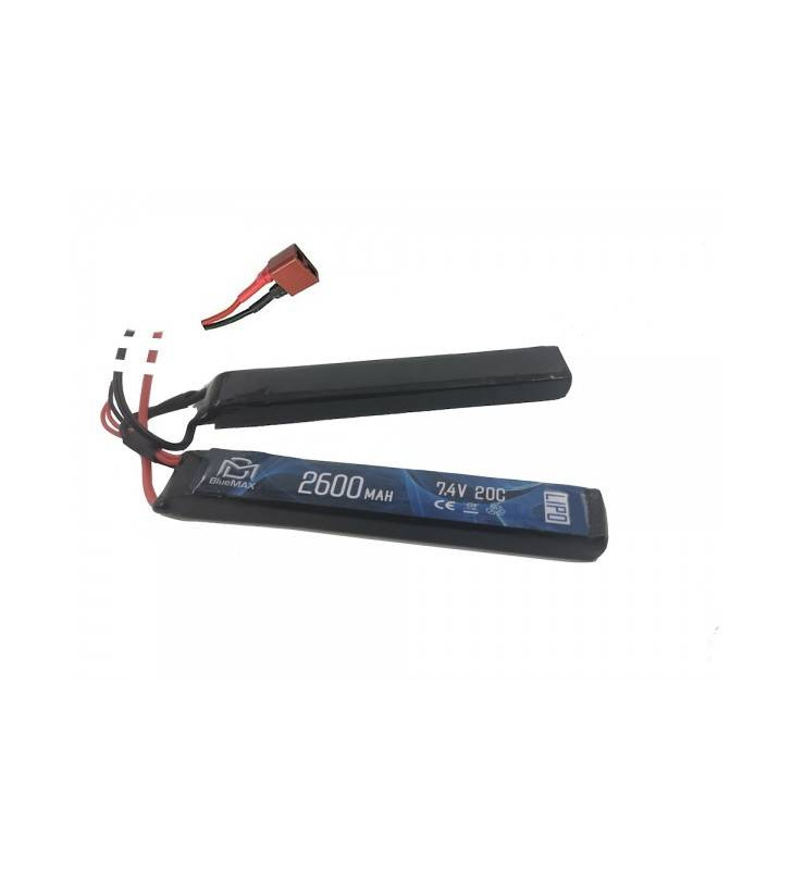 Lipo 7.4V 2600Mah Dean 20C Double