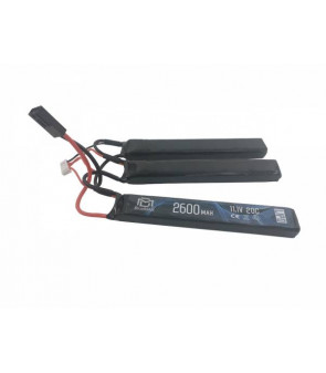 Lipo 11.1V 2600Mah Mini Tamiya 20C Triple