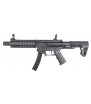 King Arms PDW SBR 9mm Shorty Noir 100BBs 1.2J