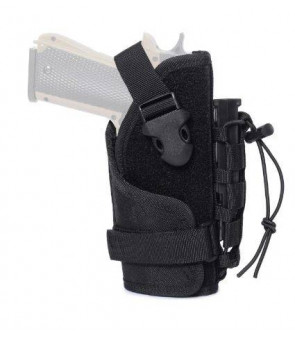 ACM Holster Ceinture / Molle Ajustable Universel + Poche Noir