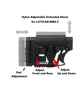 ACM Crosse M4 DMR ajustable LUTH-AR-MBA-3 BK